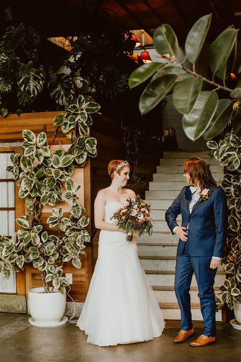 This Couple Got Married In A California Garden With Moody Dramatic Photos With Images