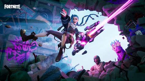Fortnite Gets Jinxed To Celebrate Arcane Riot Games