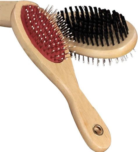 Professional Double Sided Pin And Bristle Brush Cat Brush