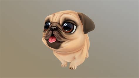 Pug Animated 3d Model By Frost2511 A0f5fb6 Sketchfab