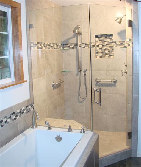 People either love their showers or love their tub soaks. Bathroom Furniture. Soaking Tub Shower Combination ...
