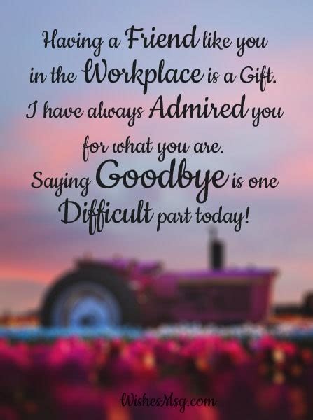 You've been so dependable, supportive, encouraging, and honest during your time here. Employee Goodbye Message To Coworkers - Letter