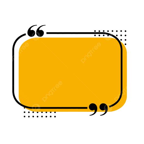 Yellow Quote Text Box Banner Frame Yellow Text Box Yellow Banner