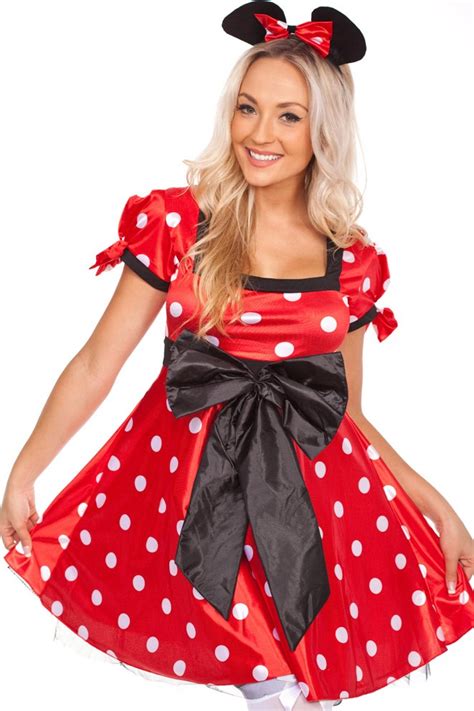 Minnie Mini Mickey Mouse Fancy Dress Party Hens Costume