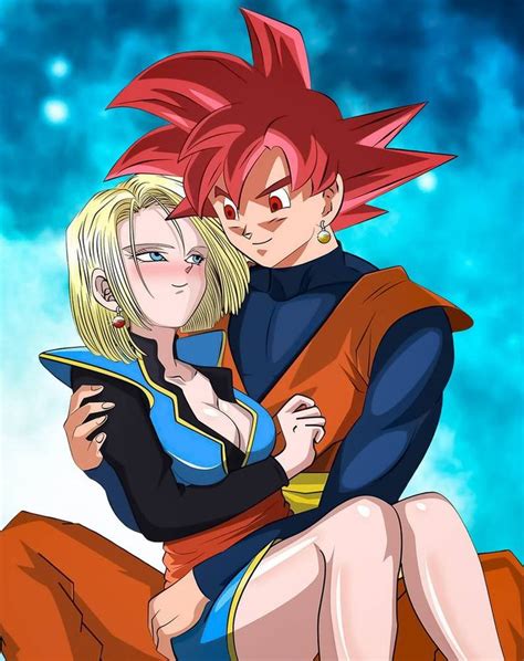 Goku And Android 18 By Satzboom On Deviantart Anime Dragon Ball Super
