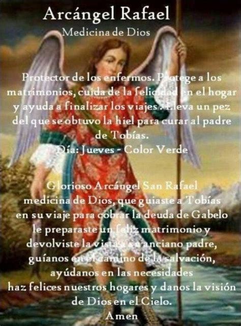 Oración A San Rafael Arcángel Para Protección Oraciona Oraciones