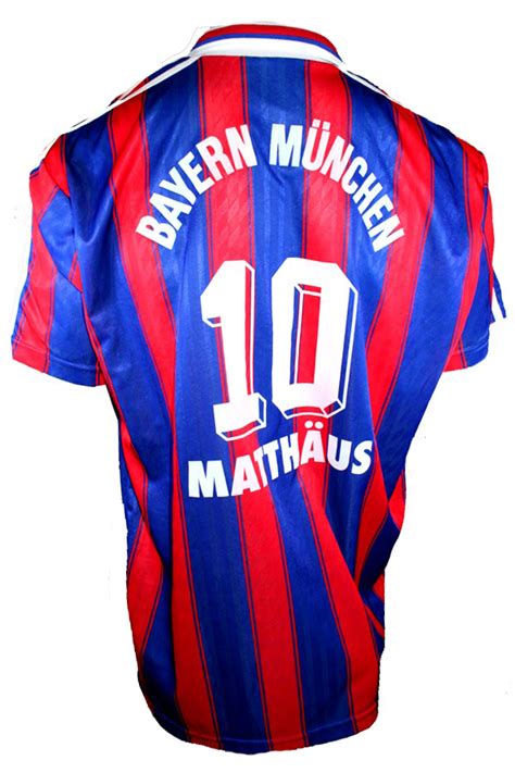 Deine leidenschaft für den fc bayern münchen ist so einzigartig wie du? Adidas FC Bayern München Trikot 10 Lothar Matthäus 1995/96 ...