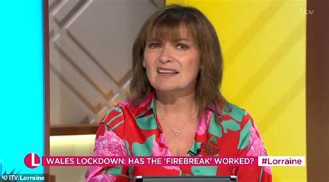 Lorraine Kelly Swears Live On Her Chat Show Daily Mail Online