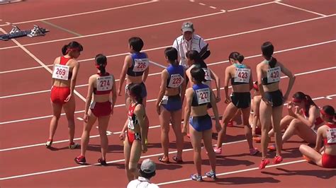 20170618 中国地区高校総体陸上 女子4x400mリレー決勝 Youtube