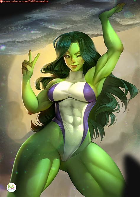Rule 34 1girls Abs Breasts Cleavage Didi Esmeralda Female Female Only Flush Hulk Series