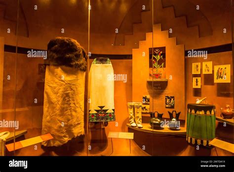 Exhibits representing Native American culture and tradition, National
