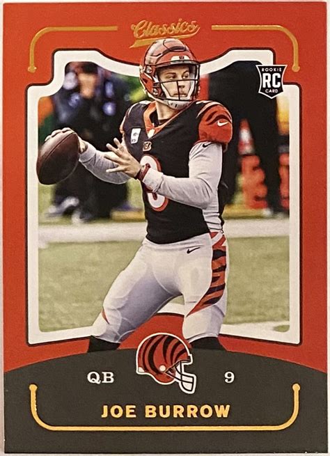 Joe Burrow 2020 Panini Chronicles Classics Football Cincinnati Bengals Rookie Card Kbk Sports