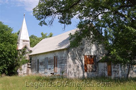 Legends Of America Photo Prints Greenwood County Quincy Ks Church