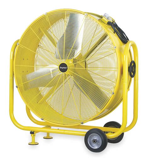 Dayton 42 In Blade Dia 2 Speeds High Visibility Industrial Fan