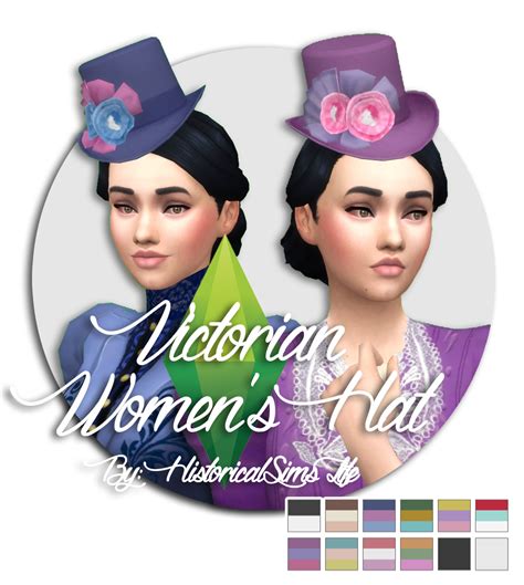 Sims 4 Victorian Womens Hat Sims 3 Conversion