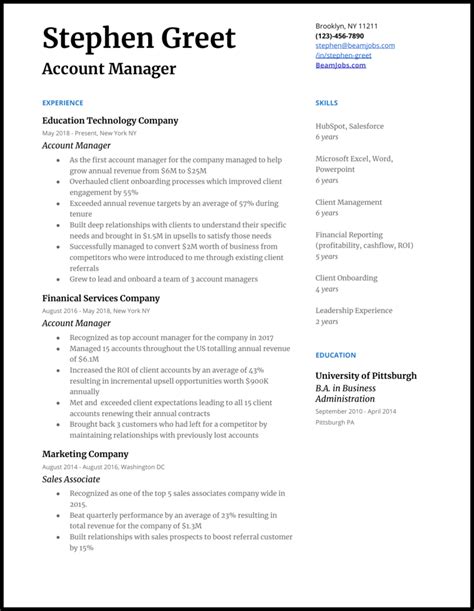 Sample Resumes 2020 36 Resume Templates 2020 Pdf Word Free Downloads