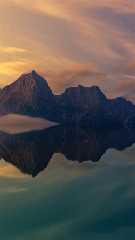 2160x3840 Beautiful Mountains Clear Reflection In Water Sony Xperia X