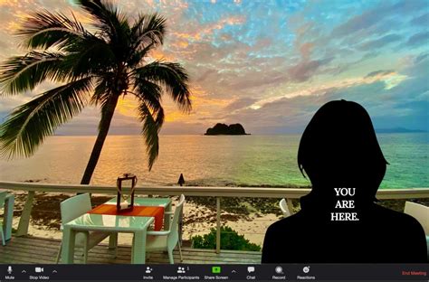 Lets Pretend Zoom Virtual Backgrounds Vomo Island Fiji