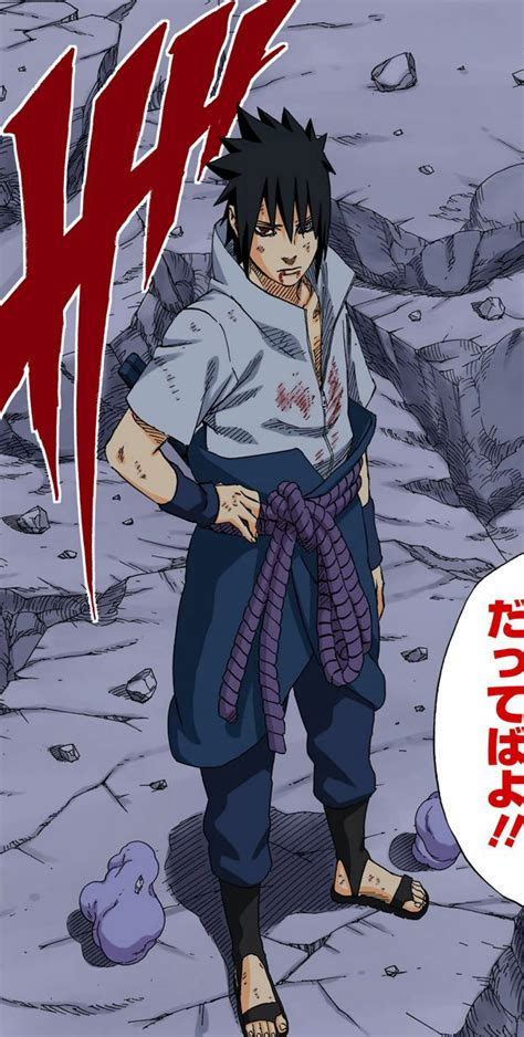 Imagen Sasuke Rinnegan Manga Color Hdpng Naruto Wiki Fandom