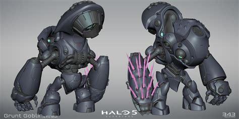 Artstation Halo 5 Grunt Goblin Kyle Hefley