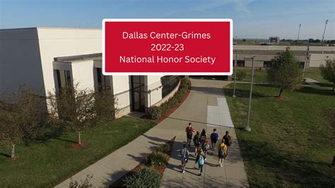 Dallas Center Grimes High School Inducts 2022 23 National Honor Society