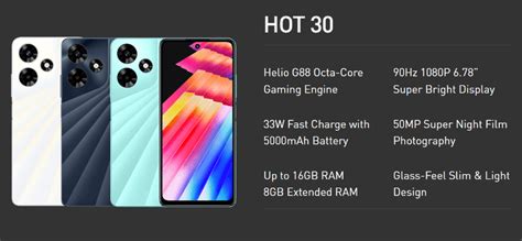 Infinix Hot 30 Launched In Ph 678 Fhd 90hz Screen Helio G88 Chip