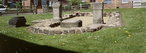 Roman Temple Remains In Benwell Newcastle Upon Tyne Newcastle Upon