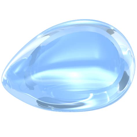 Aquamarine Blue Gem Jewel Light Light Blue Precious Stone Icon