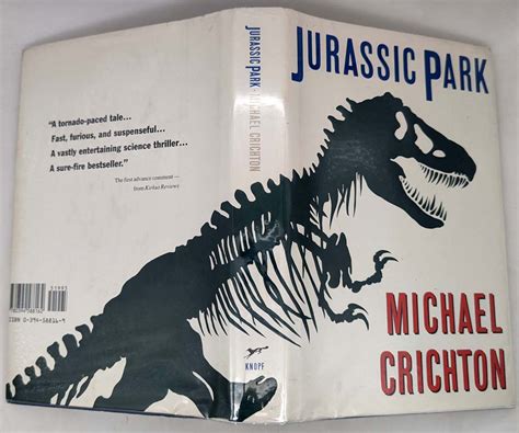 Jurassic Park Michael Crichton 1990 1st Edition Rare First Edition Books Golden Age