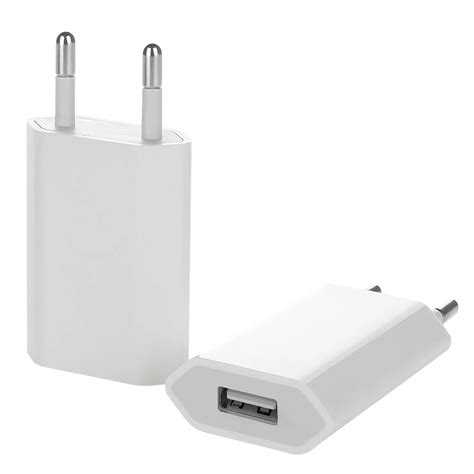 high quality european eu plug 1a usb ac travel wall charging charger power adapter for apple