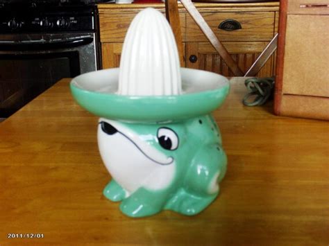 Retro Figural Frog Fruit Juicerreamer Jar By 196vintage On Etsy