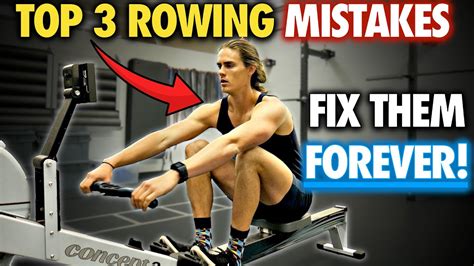 Rowing Machine Top Mistakes And Drills To Fix Them Youtube