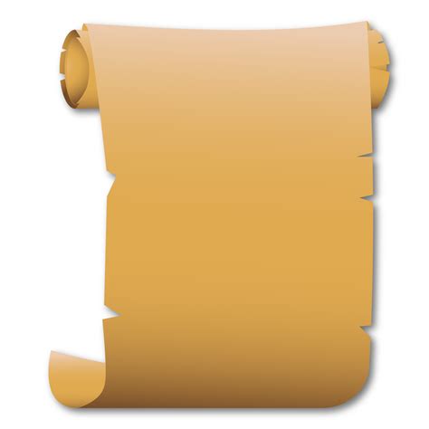 Old Parchment Paper Scroll 25225209 Png