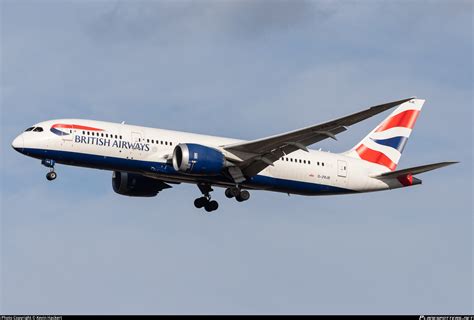 G Zbjb British Airways Boeing 787 8 Dreamliner Photo By Kevin Hackert