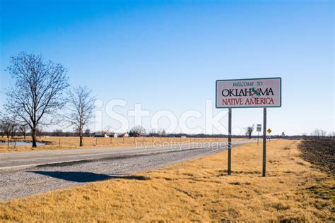Welcome To Oklahoma Sign Stock Photo Royalty Free Freeimages