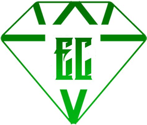 Emerald City Creative Entertainment Diamond Logo T Shirt Clipart Full