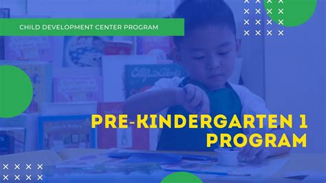 Pre Kindergarten 1 Program Youtube