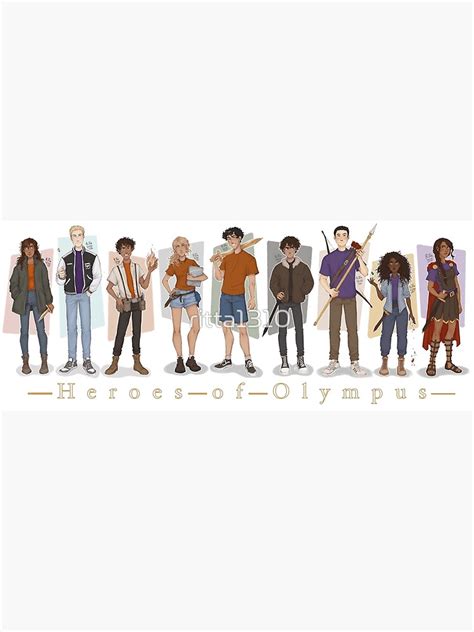 Heroes Of Olympus Poster For Sale By Ritta1310 Redbubble