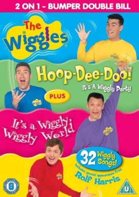 The Wiggles Hoop Dee Doo Wiggly Wiggly World Dvd Uk Release New Sealed
