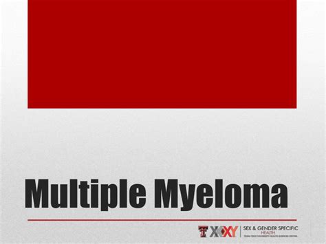 Ppt Multiple Myeloma Powerpoint Presentation Free Download Id8799809