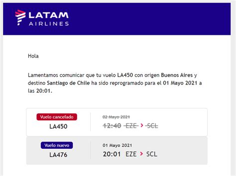 Cambios En Vuelos De Latam El Aviso Y Las Opciones Para Reprogramar