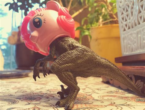 According to the woman who swapped. #838690 - artist:cosmicunicorn, dinosaur, head swap, irl ...