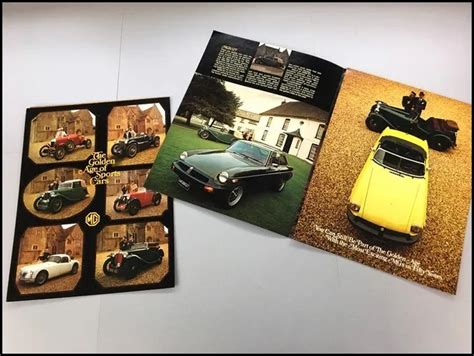 1975 MG MIDGET MGB MGB GT GT Factory Original Car Sales Brochure
