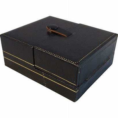 Velvet Jewelry Leather Lined Box Rubylane