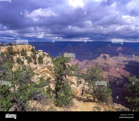 South Rim Of Grand Canyon Grand Canyon National Park Arizona United