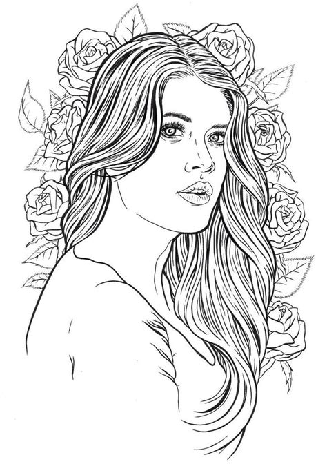 Dibujo De Mujer Para Colorear Dibujo Para Colorear Cara De Mujer Porn