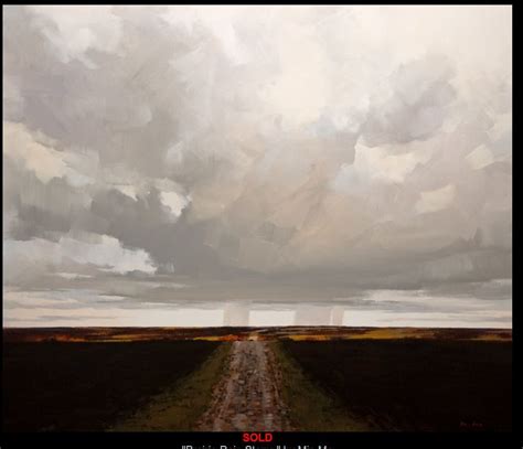 Prairie Rain Storm By Min Ma 30 X 36 Acrylic Пейзажи Живопись