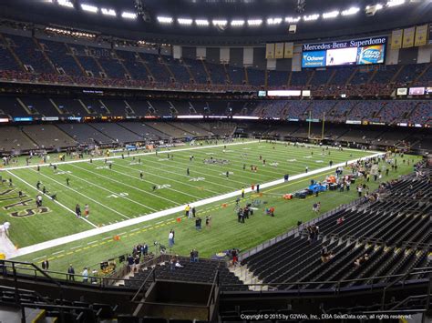 Seat View From Section 318 At The Mercedes Benz Superdome New Orleans