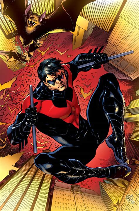 Nightwing 01 Cover By Rodreis On Deviantart