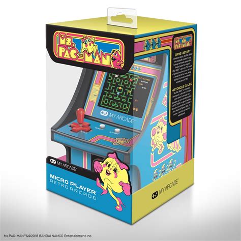 My Arcade Ms Pac Man Micro Arcade Machine Portable Handheld Video Game